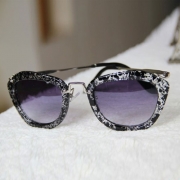 Vintage Retro Round Frame Sunglasses