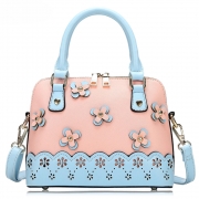 Fashion Floral Print Handbag with Shoulder Strap