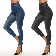 Mode höghusmönstrade leggings