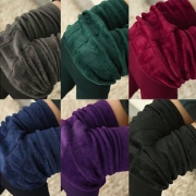 Fashion Solid Color Stretch Warm Tight Leggings