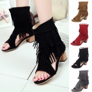 Fashion Tassel Open-toe Sandals