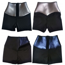 Sportstil högmidjade formande shorts