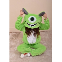 Stylish Adorable Contrast Color Stitch Monster Hood Sweatshirt