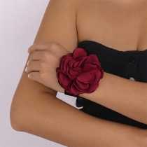 Vintage Armband with 3D Rose