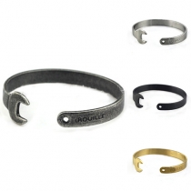 Retro stil: Nostalgi Skiftnyckel-formad öppet armband armband