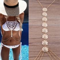 Fashion Ethnic Carving Multifunctional Waist Body Chain
