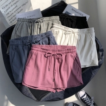 Casual enfärgade sportshorts