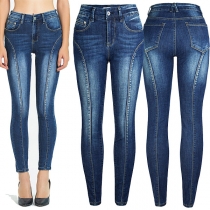 Modetvättade Skinny Fit-jeans