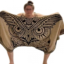 Casual Romper i Oversize med uttryckta ugglor för dans
