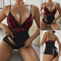 Fashion Floral Printed Two-piece Nightwear