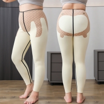 Sexy Printed Warm Lined Leggings