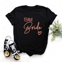 Fashion Bride Printed Shirt for Bridal Party
