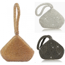 Crystal Rhinestone Evening Clutch Bag
