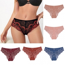 Fashion Lace Mid-rise Brief