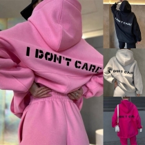 JAG BRYR MIG INTE - Tvådelat set med oversize huvtröja och joggers