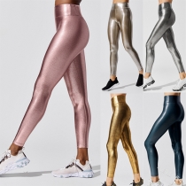 Sexiga Bling-bling Skinny Leggings i höga höjder