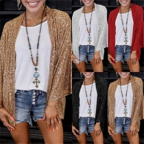 Gatufashion med bling-bling paljettkofta