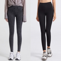 Mode Jeans för träning med hög midja och lyft-effekt