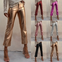 Street Fashion Bright Color Byxor
