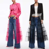 Cardigan Jas Anyaman Sutera Bermelap