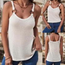 O- Ring Cami Blusa Casual