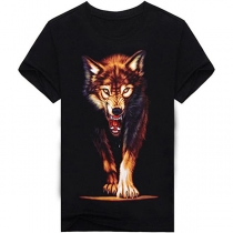 Fashion Wolf tryckt skjorta för par