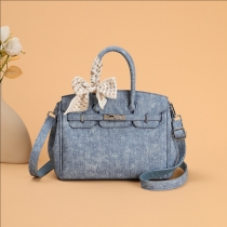 Tofs Jeans Pocket Design Denim Pocket Handväska Rainbow Accessories