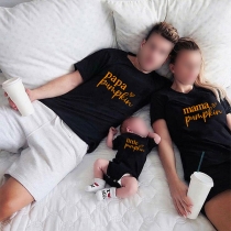 Familj matchande skjortor med 