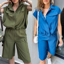 Mode set i två delar består av Crop Top och shorts