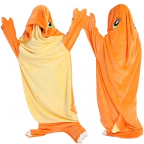 Söt tecknad design plysch unisex pyjamas