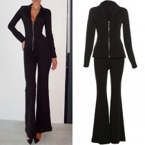 Set de mode en deux pièces composé d'une veste et d'un pantalon