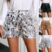 Bling-bling mode paljettshorts