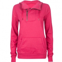 Fashion Solid Color Long Sleeve Hooded Sweatshirt