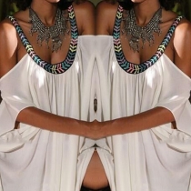 Sexy Off-shoulder Loose Bikini Smock