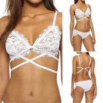 Sexy Hollow Out Lace Underwear Cami Tops