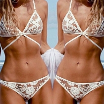Sexy See-through Lace Bra Set