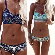 Sexy Printed Bikini Set