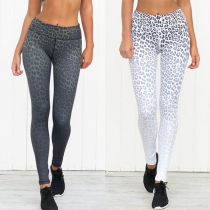Fashion Leopard Print High Waist Stretch Sports Leggings