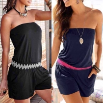 Sexy Strapless Relaxed-fit Romper