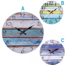 Retro Style Round Shape Wall Clock