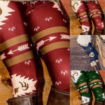Fashion High Waist Printed Stretch Leggings