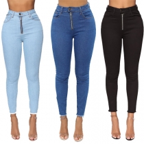 Fashion High Waist Slim Fit Jeans