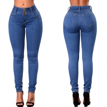 Fashion High Waist Slim Fit Skinny Jeans