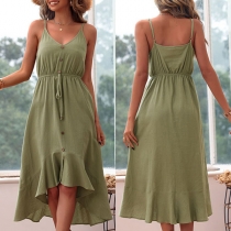 Sexig off-shoulder båthals kortärmad klänning med oregelbunden design