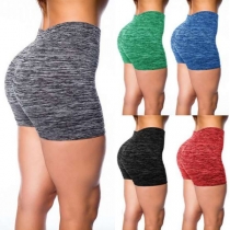 Fashion High Waist Stretch Sports Shorts