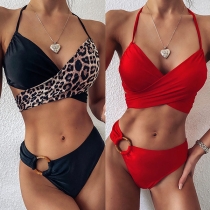 Sexig Bikiniset med låg midja
