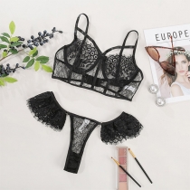 Sexy See-through Lace Lingerie Set