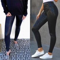 Fashion High Waist Printed Stretch Leggings