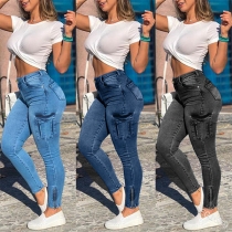 Fashion High Waist Slim Fit Skinny Jeans