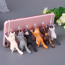 Cute Style Cat Shape Sucker Mobile Phone Holder